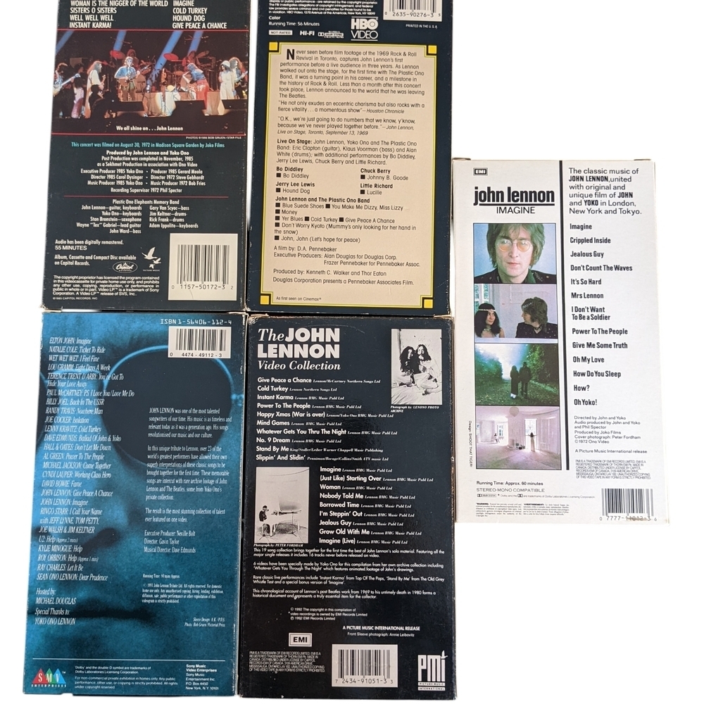 John Lennon VHS Collection - Picture 2 of 2
